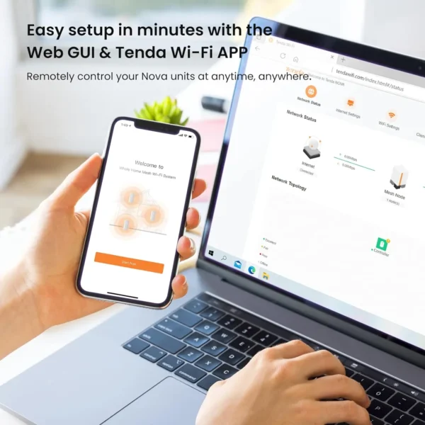 Tenda AX3000 WiFi6 Mesh System EM/MX12 Wireless Router Wi-Fi6 Mesh WiFi Router up to 7000 sq.ft. Wifi range extender WIFI 6 Mesh - AliExpress 7 - Image 6