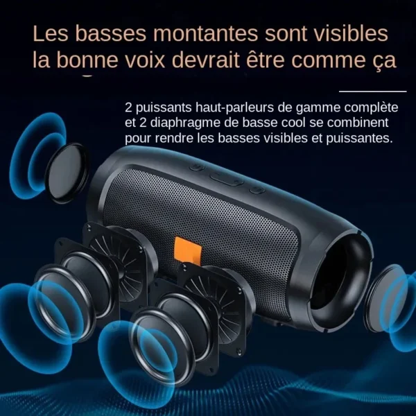 2025 NEW XIAOMI Portable Bluetooth Speaker Wireless High Fidelity Surround Sound Outdoor Waterproof Camping Party Loudspeaker - AliExpress 44 - Image 4